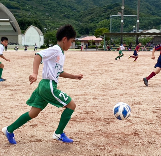 時津こどもサッカーチームFCくるりU12の西彼リーグ第3節試合